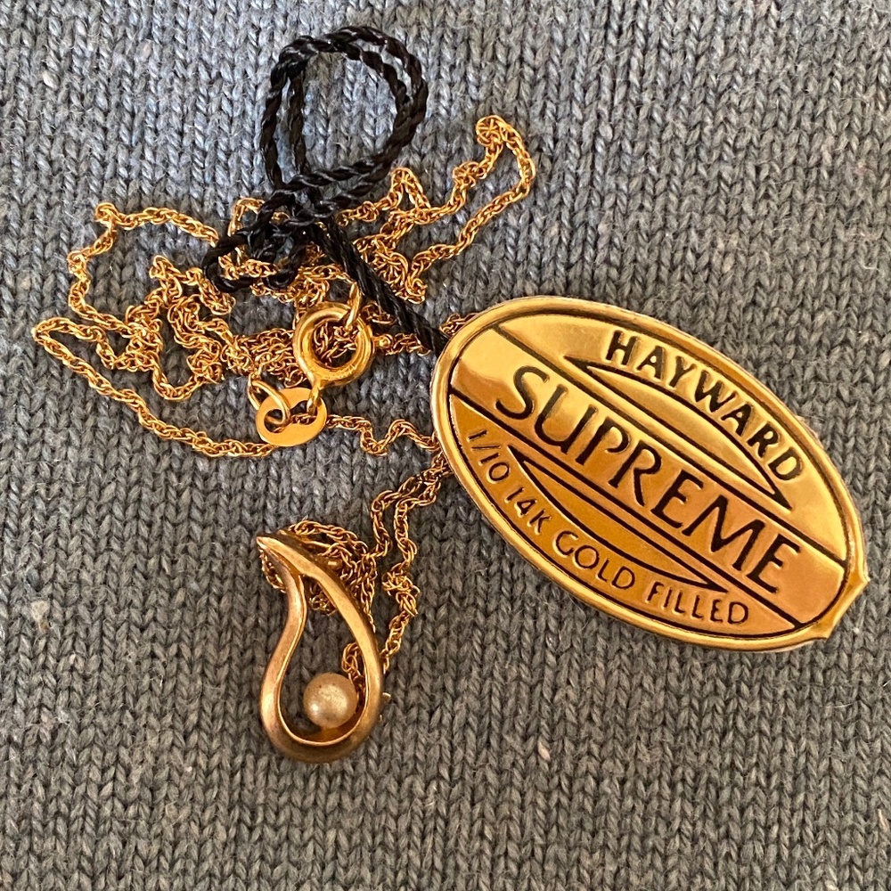 A&Z Hayward Supreme 14KGF Teardrop Pendant + Pearl